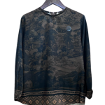 men’s shirt sumpah pemuda pattern – cream