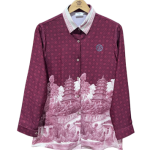 men’s shirt sumpah pemuda pattern – cream