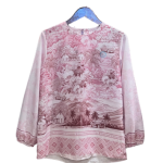 men’s shirt sumpah pemuda pattern – cream