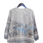 men’s shirt sumpah pemuda pattern – cream