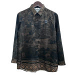 men’s shirt sumpah pemuda pattern – cream