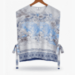 women’s tie strap vest bn10 pattern – cream