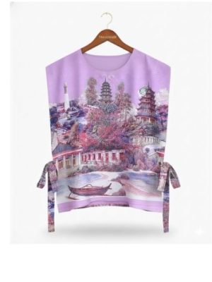 women’s tie strap vest wonderfull bangka belitung purple