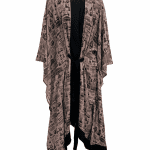 women’s kaftan sumpah pemuda pattern – brown