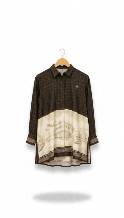 women’s shirt jejak swatantra pattern