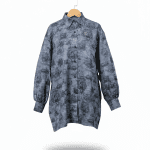 women’s shirt sumpah pemuda pattern – grey