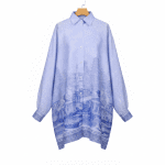 women’s blouse wonderful bangka belitung pattern – purple