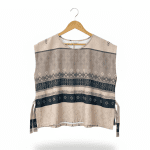 women’s tie strap vest penjaga sang saka – brown