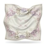 conference pangkalpinang pattern scarf – cream
