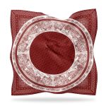 bergh hotel pattern scarf – cream