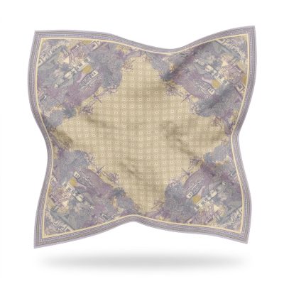 masterpice pangkalpinang pattern scarf – cream (salin)