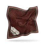 bergh hotel pattern scarf – black (salin)