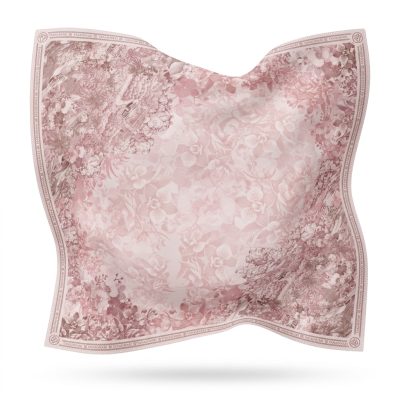 bergh hotel pattern scarf – black (salin)