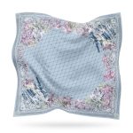 bergh hotel pattern scarf – black (salin)