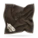 bergh hotel pattern scarf – black (salin)