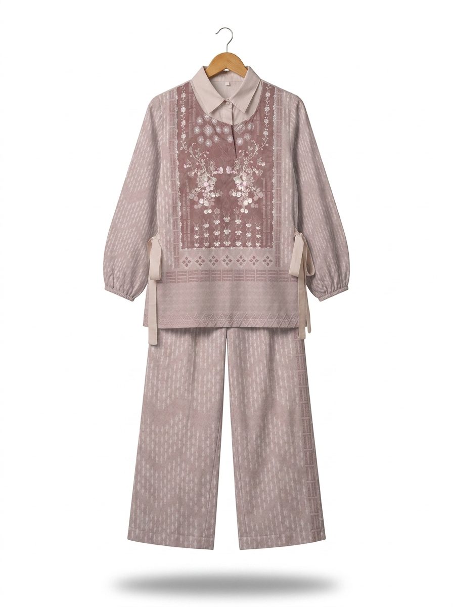 one set vest tali srikandi mekar pattern – pink one set vest tali srikandi mekar pattern – pink