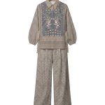 one set vest tali srikandi mekar pattern – pink (salin)