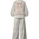 one set vest tali srikandi mekar pattern – pink (salin)