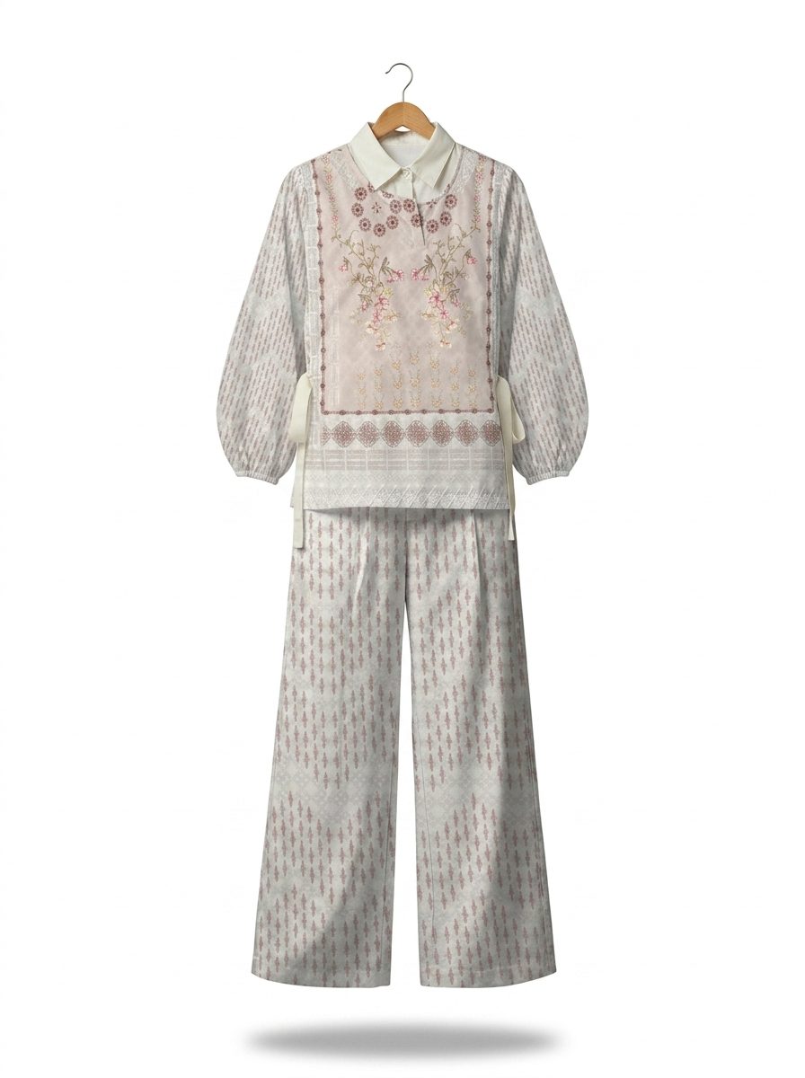 one set vest tali srikandi mekar pattern – pink (salin) one set vest tali srikandi mekar pattern – pink (salin)