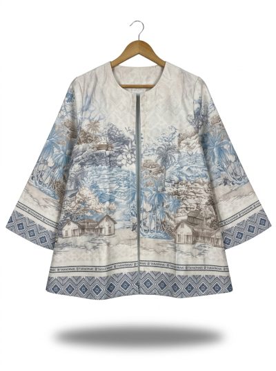 women’s outer bn10 pattern – ink blue (salin)