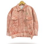 women’s oversize jacket world attention pattern (salin)
